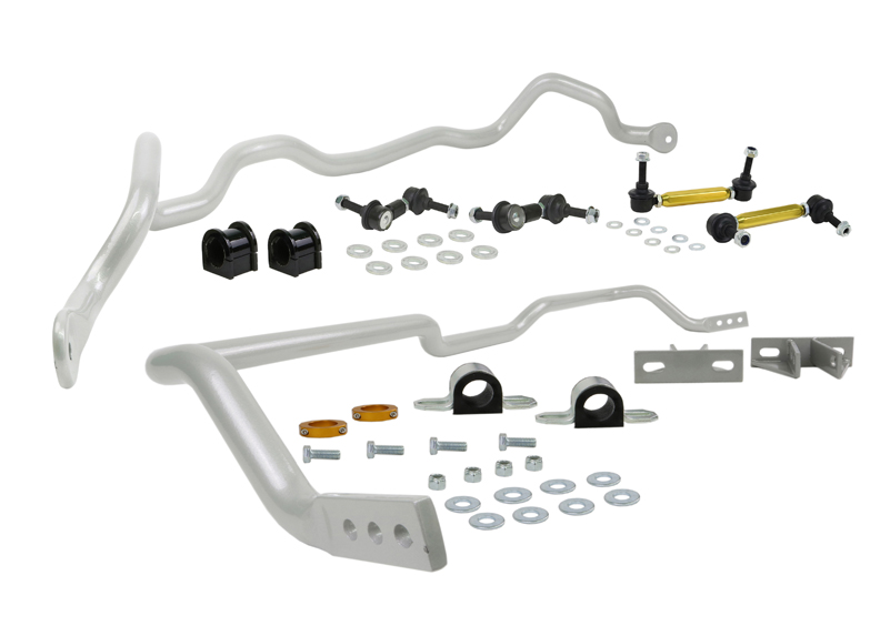 BMK009M Whiteline Front and Rear Sway Bar - Vehicle Kit to Suit Mitsubishi Lancer Evolution VII, VIII, IX - Image 1