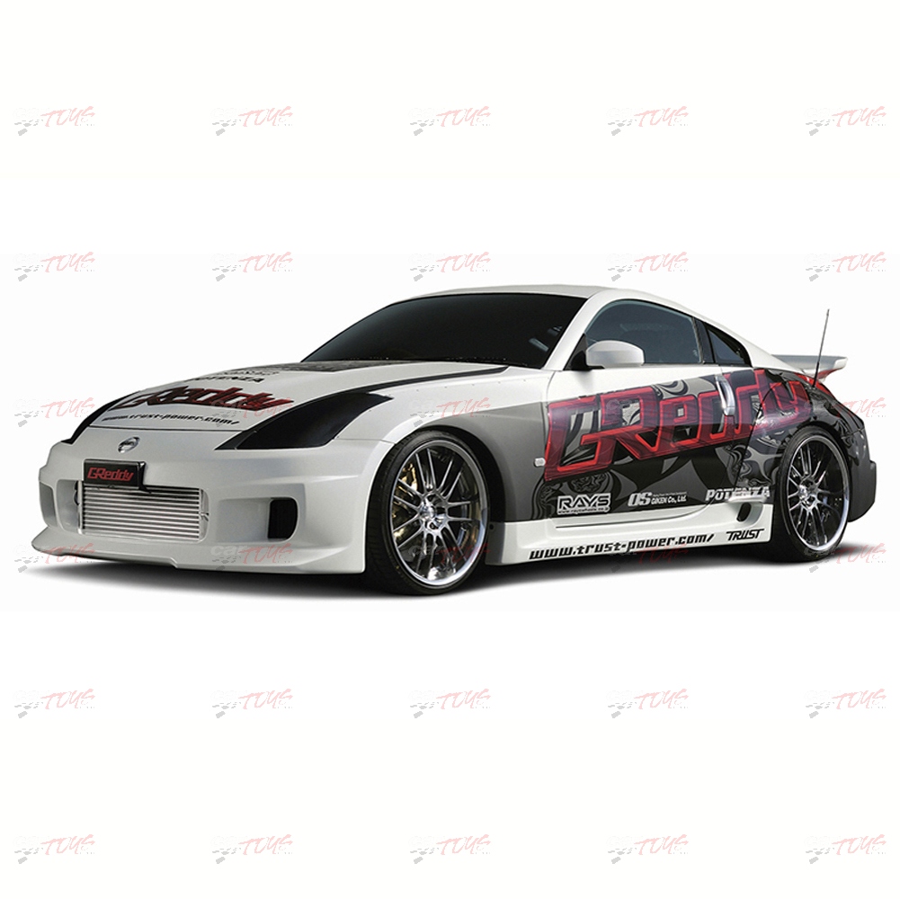 GReddy-nissan-z33-wide-body-front-17020247 GReddy Aero Kit Z33 (Full Set) - Image 1