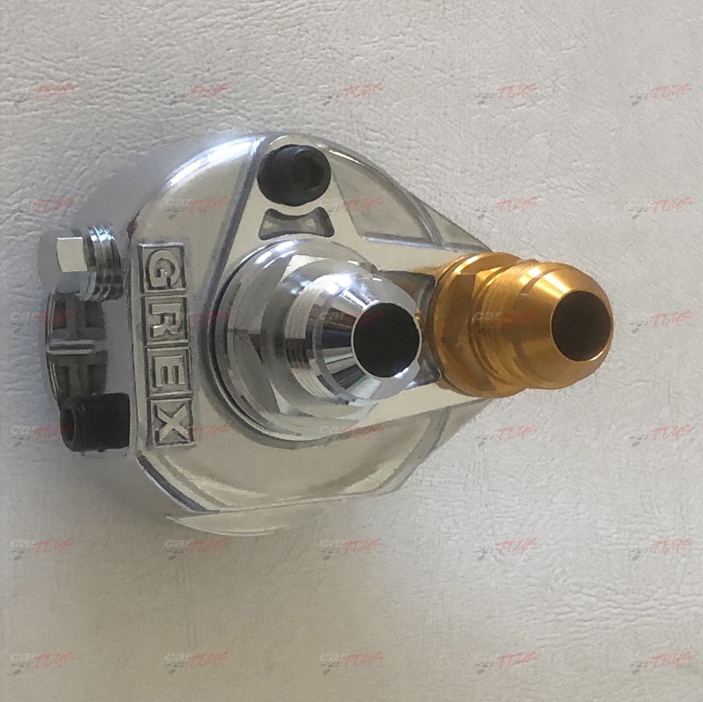GReddy Oil Cooler Relocate Oil Block E/M Side TYPE-G - Image 1